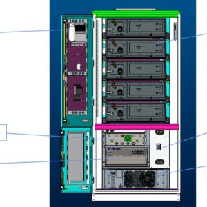 Cau tao cabin tủ pin luu tru C&I ESS lam mat bang chat long