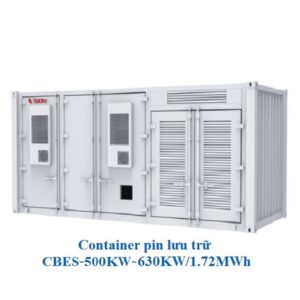 Container pin luu tru BESS 500-630KW/ 1.72MWh