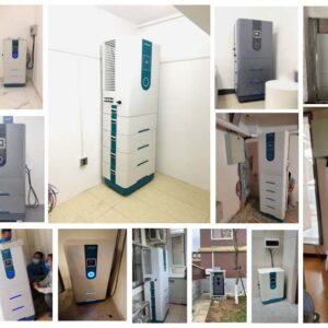 Hinh anh lap dat thuc te pin luu tru dien mat troi gia dinh all-in-one Vision