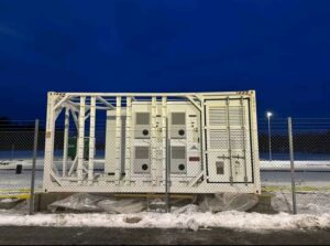 Dự án lưu trữ thương mại và công nghiệp C&I ESS 1MWh ket hop tram sac